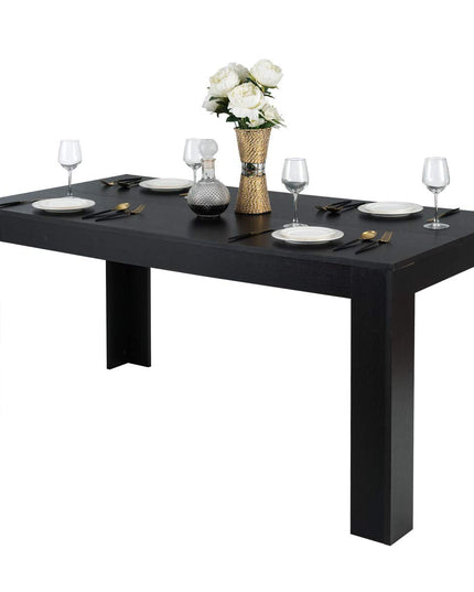 Giantex Dining Table for 6-8, Wood Rectangular Table, 63" L x 31.5" W x 30" H Large Farmhouse Center Table