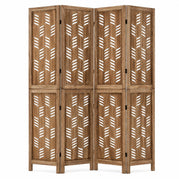 Brown - Wave / 4 Panel