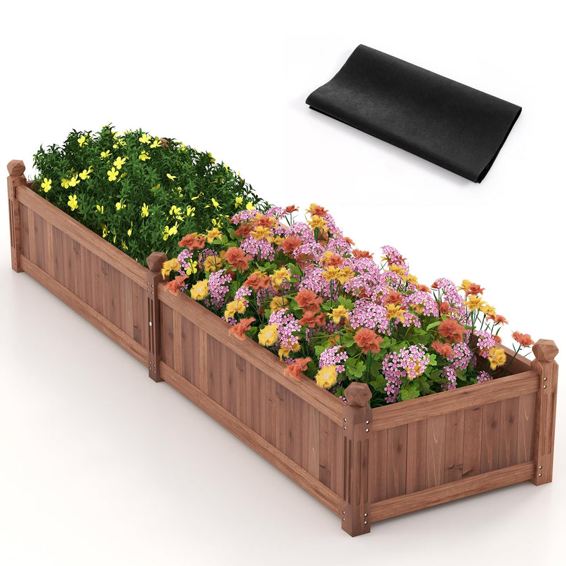 Giantex Wood Raised Garden Bed