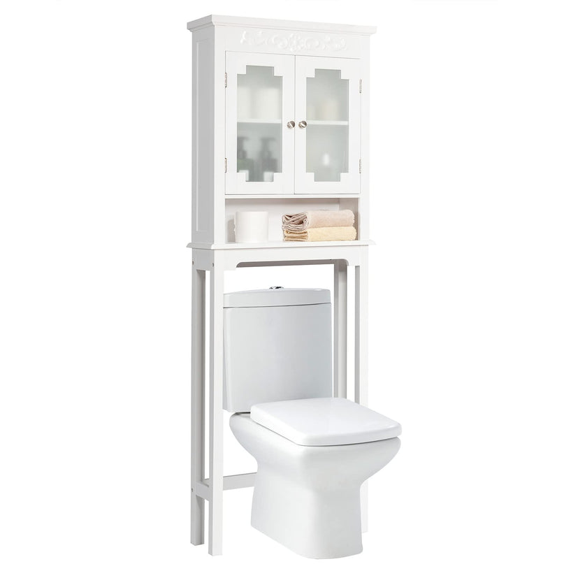 Giantex Over The Toilet Bathroom Space Saver, 3-Shelf Bathroom Organizer