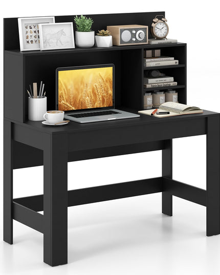 Giantex Computer Desk with Bookshelf