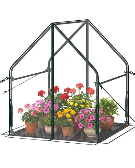 Giantex Mini Greenhouse with Sturdy Metal Frame