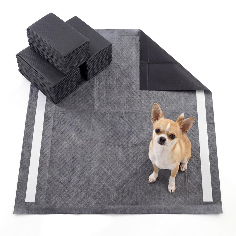 Giantex 150-Pack 24" x 24" Charcoal Dog Pee Pads for Small & Medium Dogs