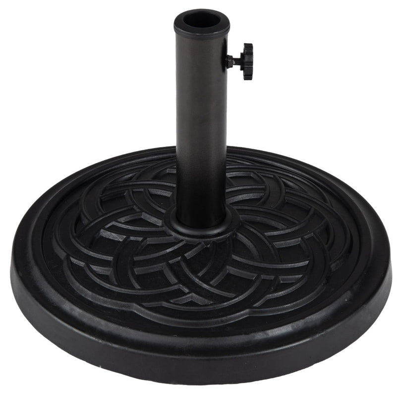 GIANTEX 24 lbs Patio Umbrella Base 18" Heavy Duty Outdoor Stand
