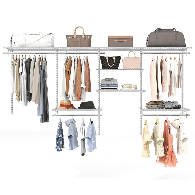 Giantex Closet Organizer System Wall-mounted Custom Closet Kit