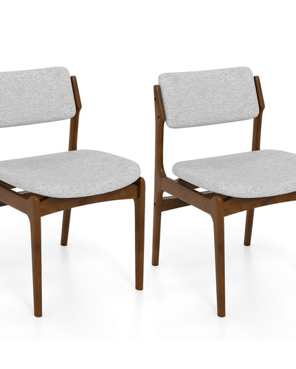 Giantex Modern Padded Dining Chairs Set of 2/4 Upholstered Kitchen Chairs