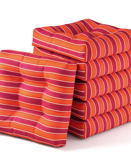 Giantex 2/4/6 Pack Tufted Patio Cushions 4 Inch Thick Outdoor Chair Pads
