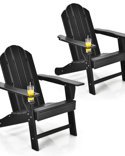 Giantex Adirondack Chair, Black