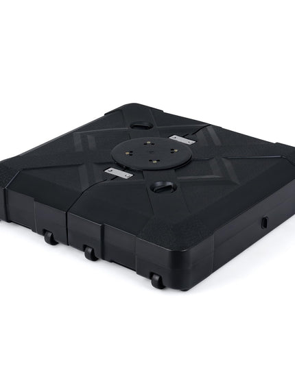 Giantex Rolling Cantilever Umbrella Base | 348 lbs Fillable Offset Patio Umbrella Holder