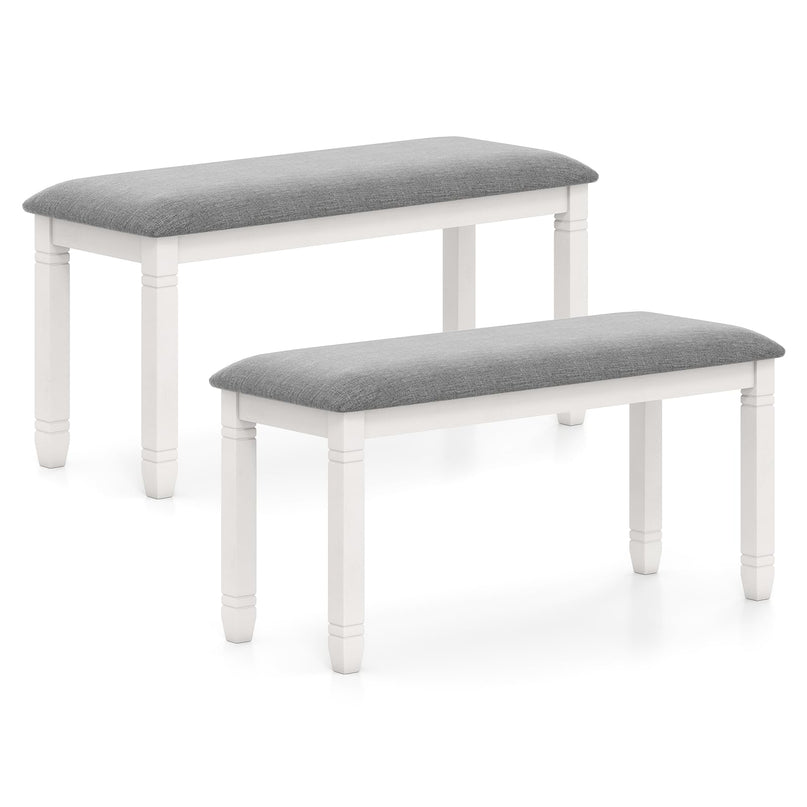 Giantex Upholstered Dining Bench with Padded Seat