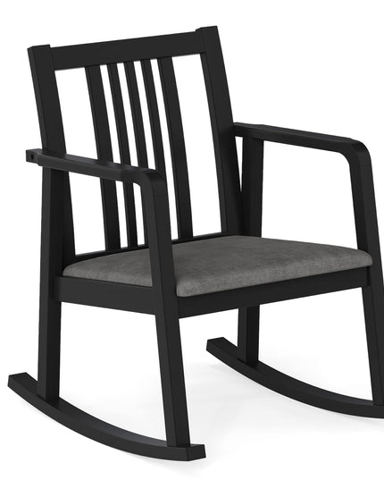 Giantex Rocking Chair with Cushioned Seat for Living Room