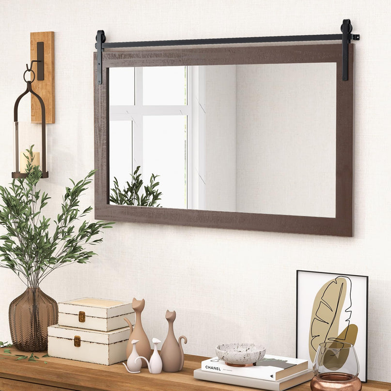 CHARMAID Farmhouse Wall Mirror