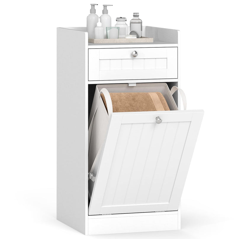 Meuble de rangement de salle de bain autoportant Giantex avec étagère