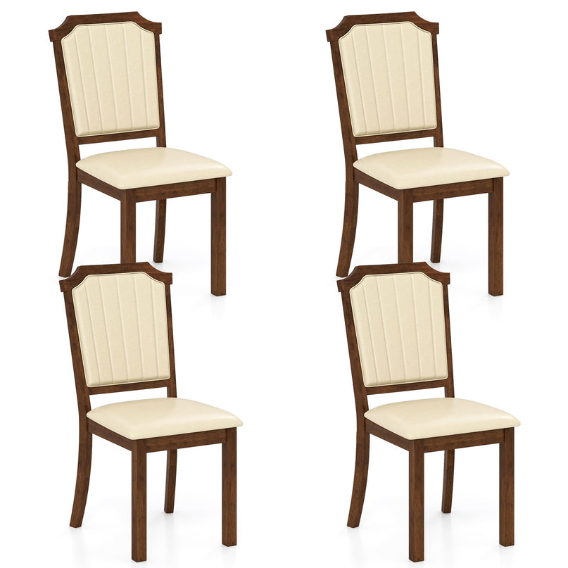 Giantex Upholstered Dining Chairs Set for Living Dining Room