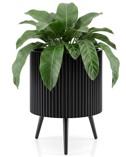 Giantex 14/16/20 Inch Plant Pot with Stand for Living Room