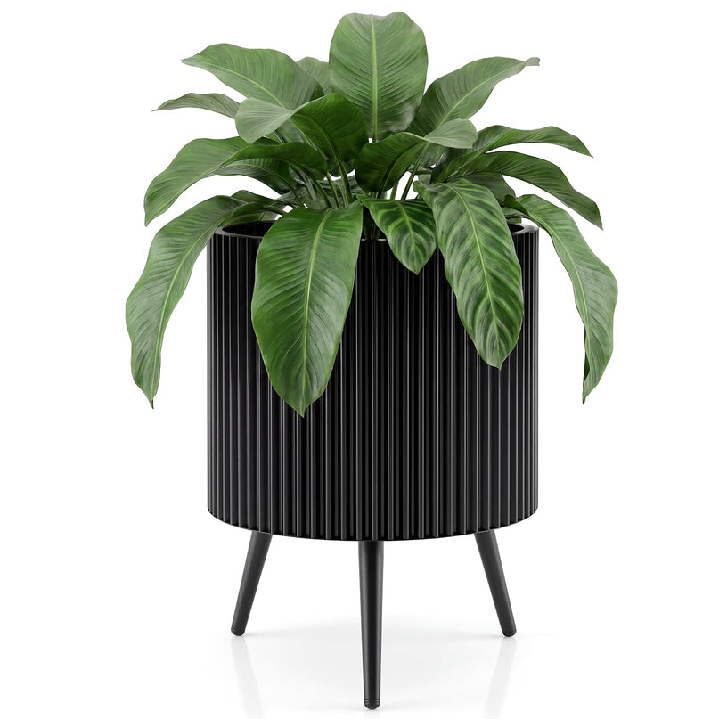 Giantex 14/16/20 Inch Plant Pot with Stand for Living Room