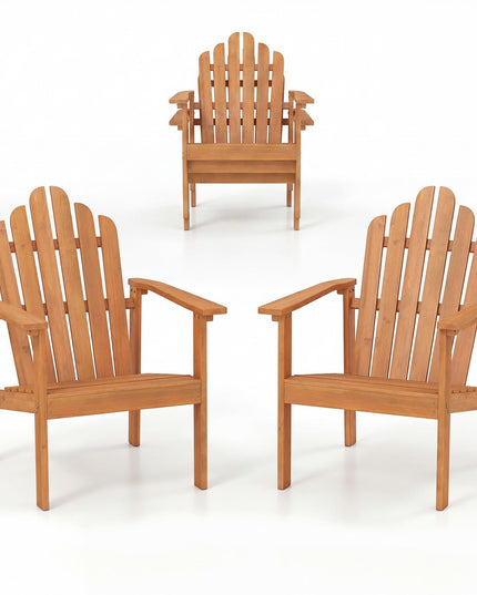 Giantex Stackable Adirondack Chair for Garden & Lawn