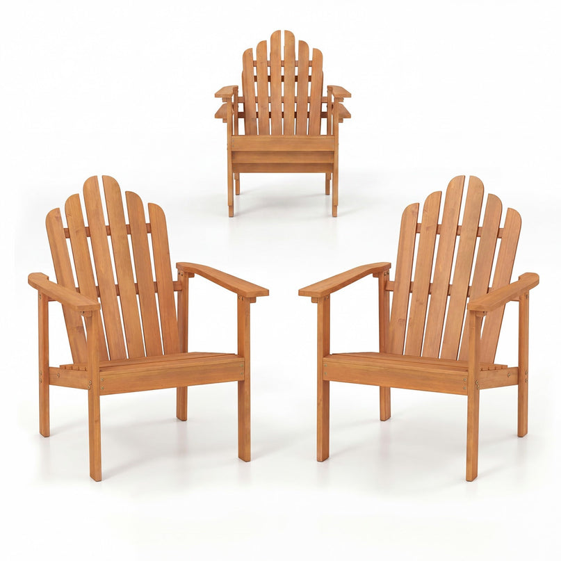Giantex Stackable Adirondack Chair for Garden & Lawn