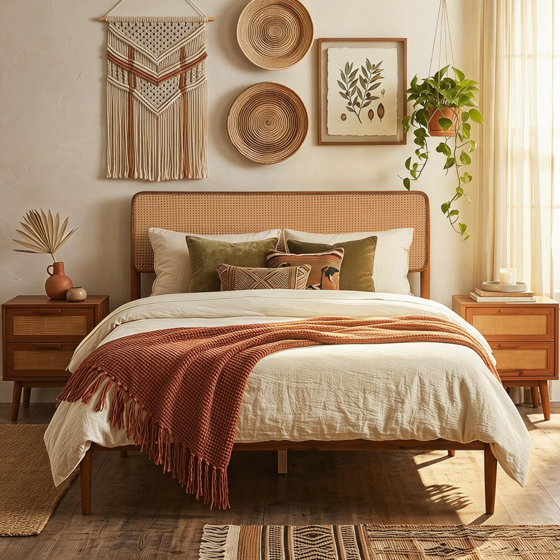 Giantex Wooden Bed Frame Twin/Full/Queen Size