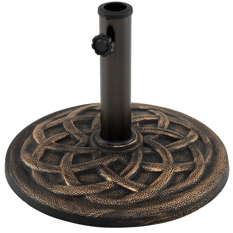 GIANTEX 20 lbs Patio Umbrella Base 16.5" Heavy Duty Outdoor Stand