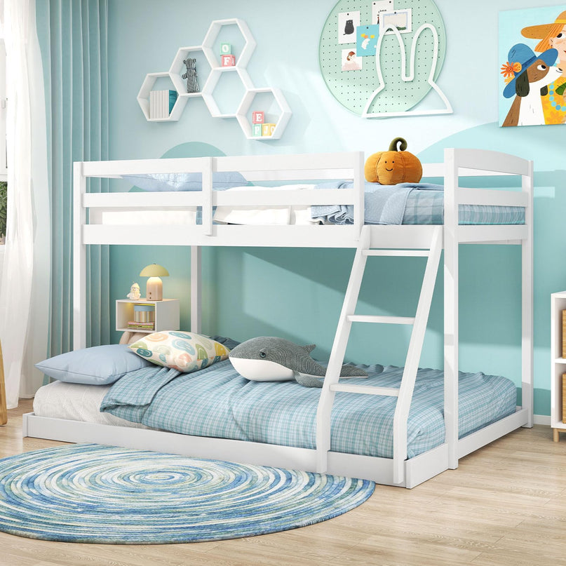 Giantex Twin Over Full Bunk Bed for Kids