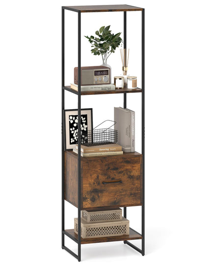 Giantex Bookshelf with Drawer