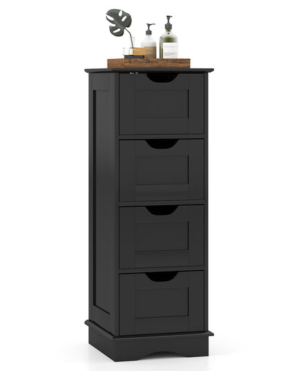 Giantex Bathroom Storage Cabinet with 4 Drawers for Hallway