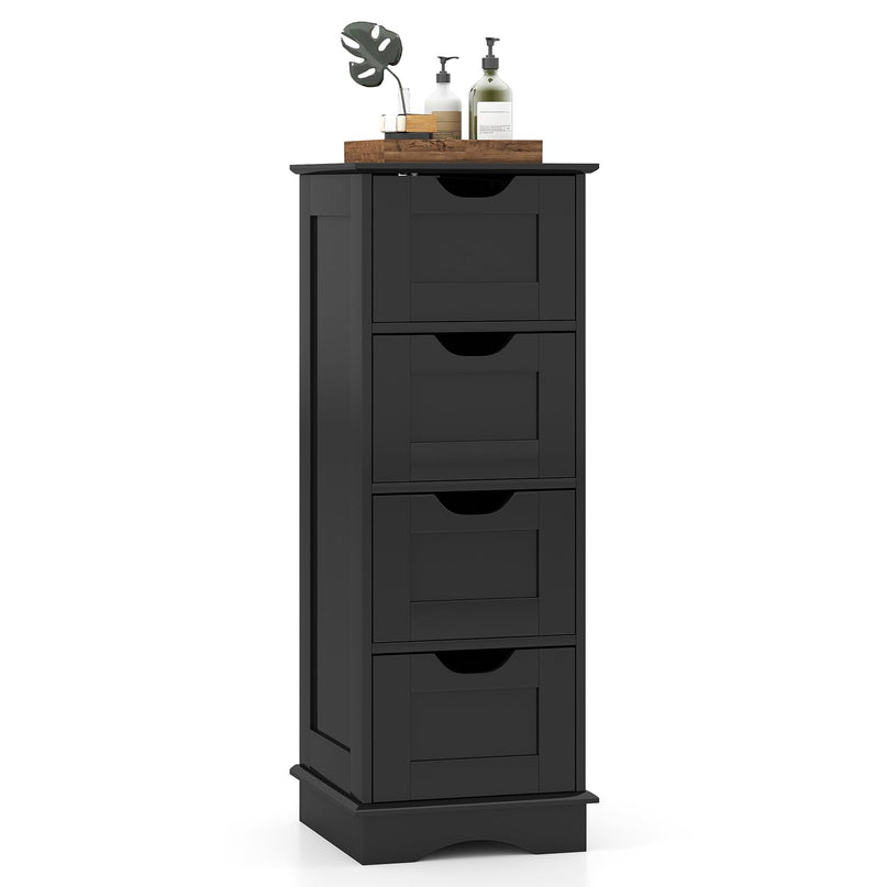Giantex Bathroom Storage Cabinet with 4 Drawers for Hallway