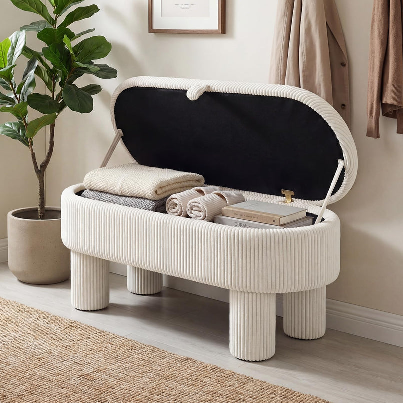 Giantex 42'' Storage Ottoman Bench for Living Room