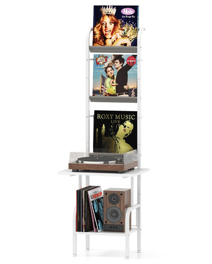 Giantex Record Player Stand with Vinyl Storage