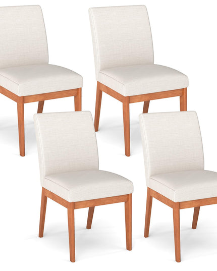 Giantex Upholstered Dining Chairs Set of 2/4 for Dining Room