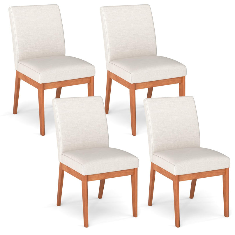 Giantex Upholstered Dining Chairs Set of 2/4 for Dining Room
