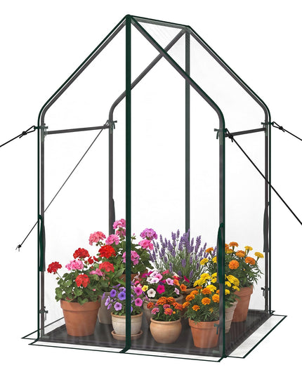Giantex Mini Greenhouse with Sturdy Metal Frame