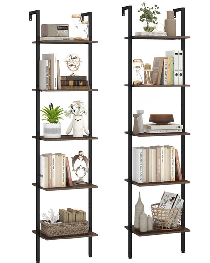 Giantex 5 Tier Ladder Shelf for Living Room Bedroom Home Office