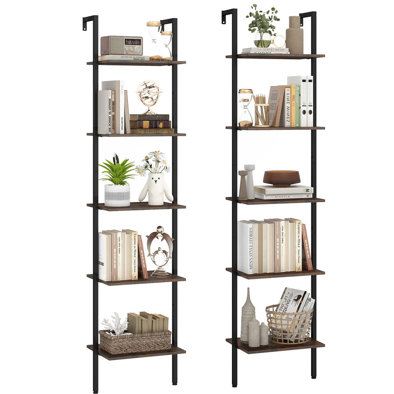 Giantex 5 Tier Ladder Shelf for Living Room Bedroom Home Office