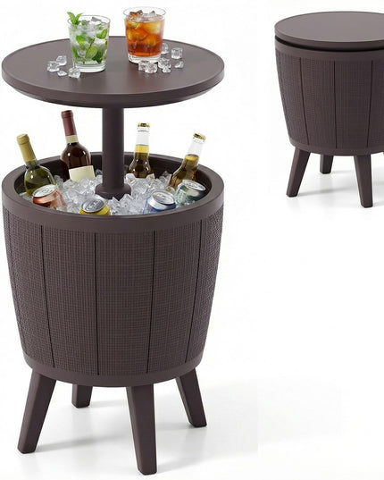 Table de bar de piscine Giantex 3 en 1 avec bouchon de vidange