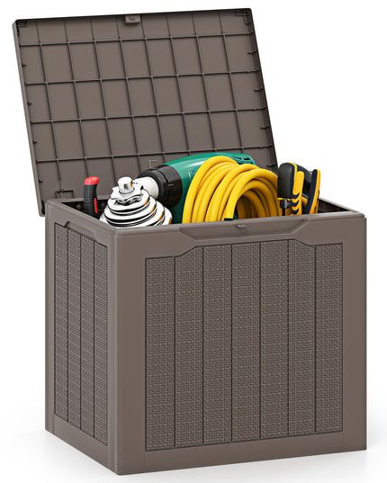 Giantex Boîte de rangement extérieure de 95 litres pour accessoires de piscine