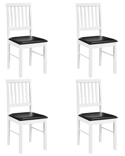 Giantex Modern Mid Century Dining Room Chairs with Hollowed Backrest