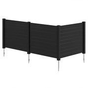 3 Panels / Black