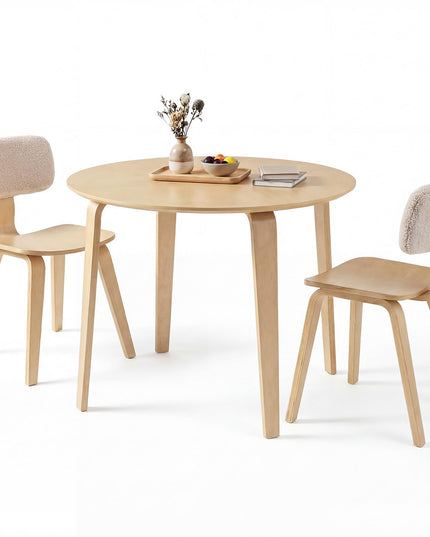 Giantex 37.5" Round Dining Table Set for Small Apartment