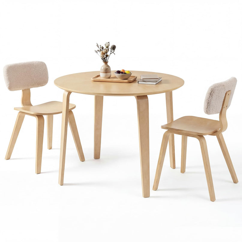 Ensemble table à manger ronde Giantex 37,5" pour petit appartement