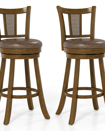 Giantex 25"/30" Bar Stools Set of 2/4 for Kitchen Island Dining Room Pub