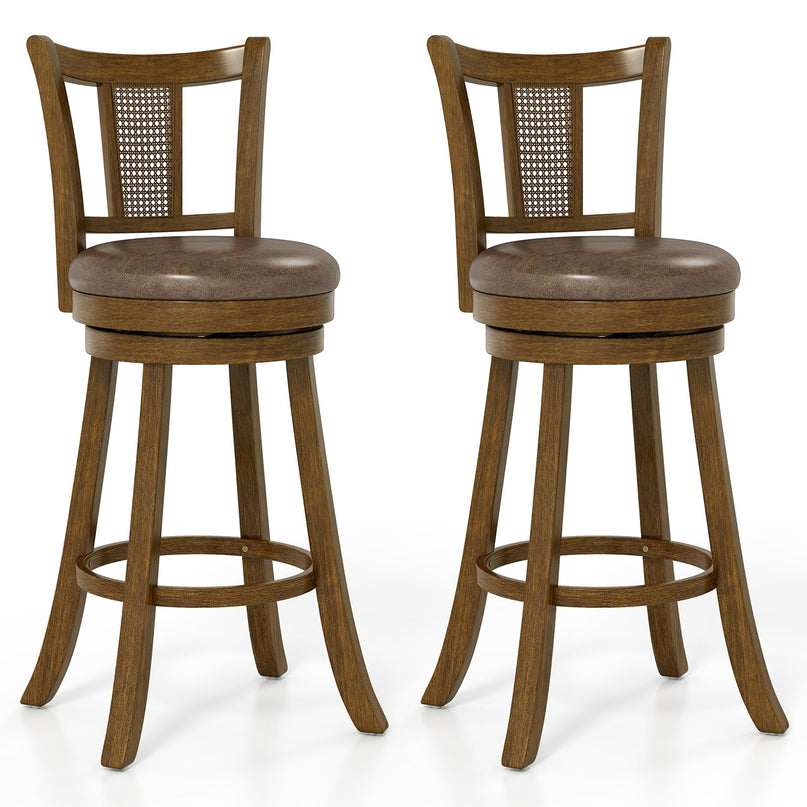 Giantex 25"/30" Bar Stools Set of 2/4 for Kitchen Island Dining Room Pub