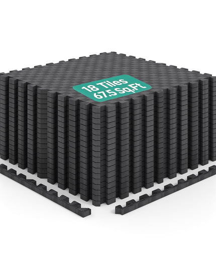 GIANTEX 24" x 24" 12/18/24/36 PCS Interlocking EVA Foam Floor Tiles
