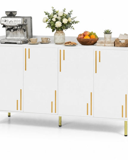 Giantex 55" Buffet Cabinet with 4 Doors