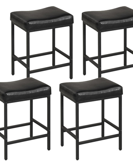 Chaises de bar Giantex de 25 pouces à hauteur de comptoir pour îlot de cuisine avec pieds en métal