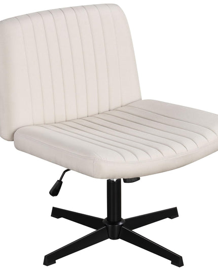 Giantex Armless Cross Legged Office Chair No Wheels for Home