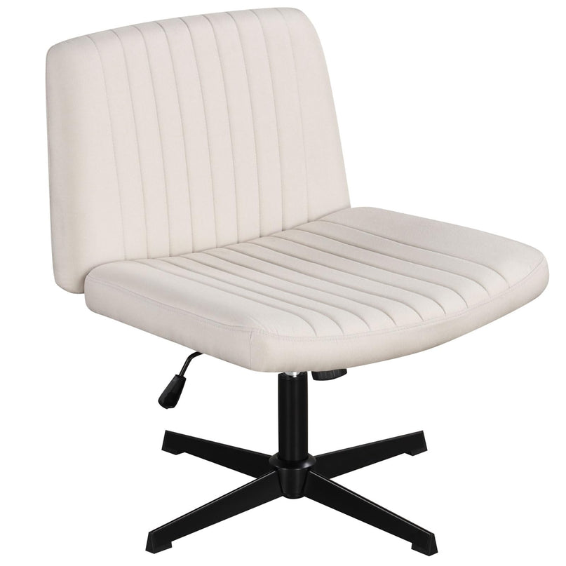 Giantex Armless Cross Legged Office Chair No Wheels for Home