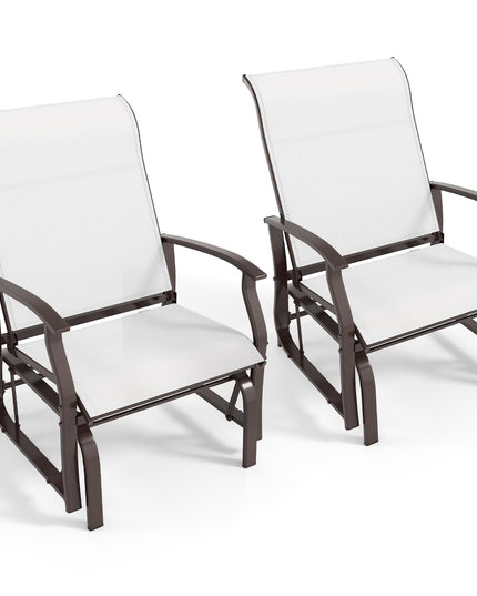 Giantex 2/4 Pack Outdoor Glider Rocking Chairs for Porch