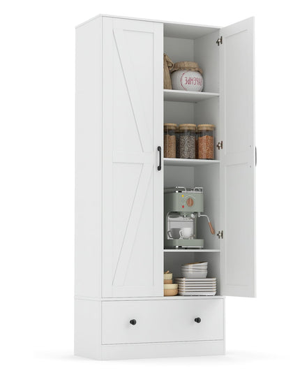 Giantex 72" Tall Kitchen Pantry Cabinet for Dining Room Living Room Bathroom